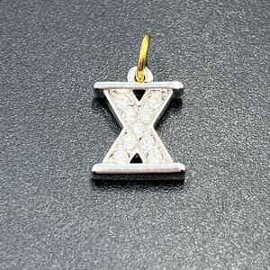 Joan Rivers Vintage Roman Numeral X
10 Ten Year Anniversary Rhinestone Charm